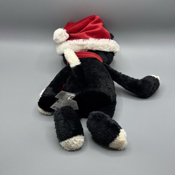 Jellycat Christmas Jack Cat Kitty Santa Hat Plush Stuffed Animal 15" Retired NEW - Picture 7 of 9